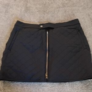 Athleta Black Quilted Skirt